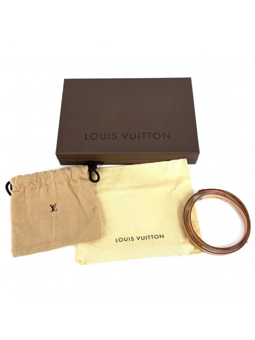 Louis Vuitton Waist Bag Monogram Pochette Florentine Pouch Brown Gold